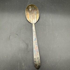 Salem silver plate serving spoon